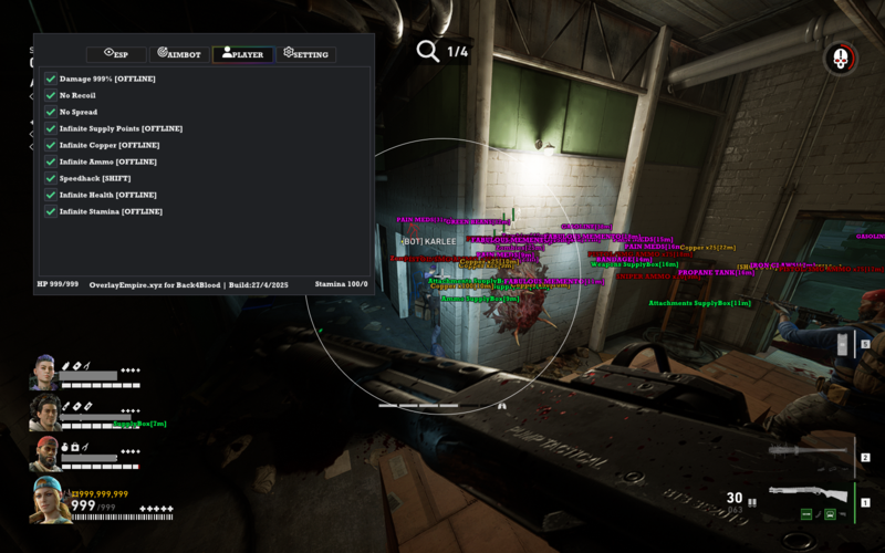 Back 4 Blood (External) – Main menu