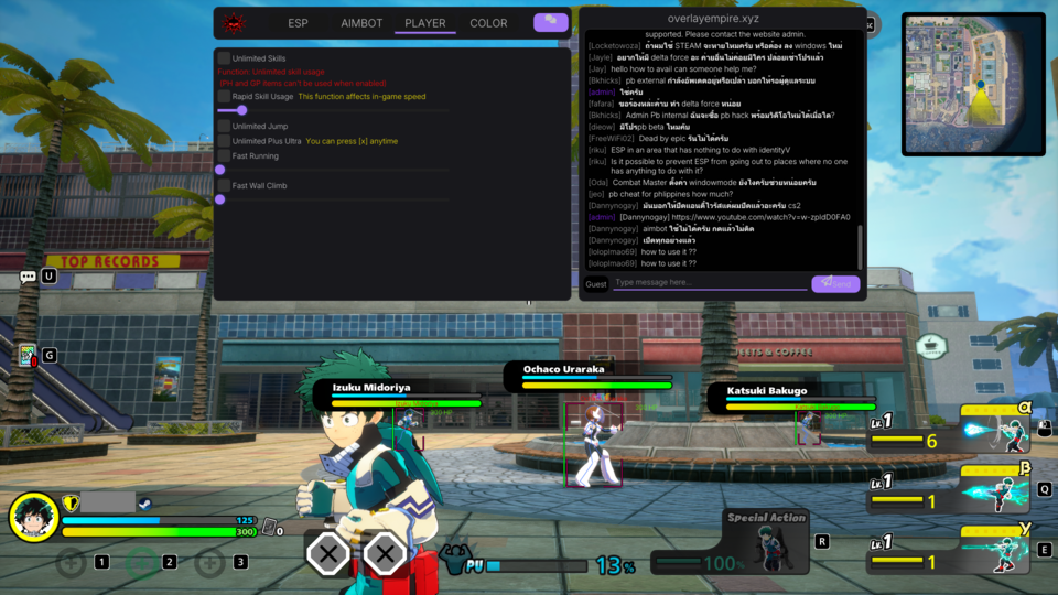 My Hero Ultra Rumble (External) – Main menu